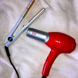Chi straightener and blow dryer